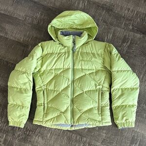 Marmot Women’s Green Goose Down Puffer Jacket (Size Small)